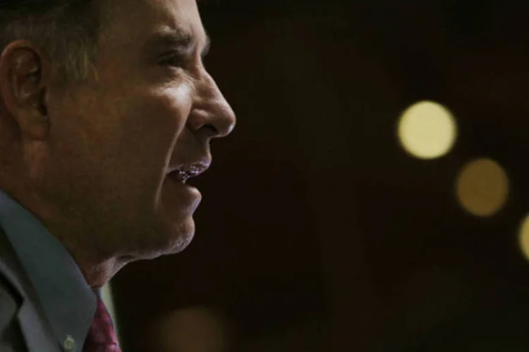 
	Eike Batista: empres&aacute;rio, que j&aacute; foi o mais rico do Brasil, viu sua fortuna ruir depois que a OGX n&atilde;o conseguiu cumprir as suas metas de produ&ccedil;&atilde;o
 (Patrick Fallon/Bloomberg)