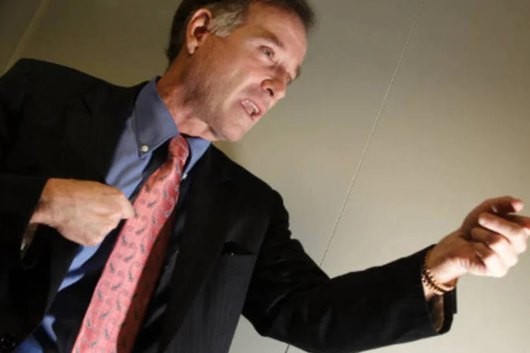 
	O empres&aacute;rio Eike Batista: o empr&eacute;stimo remanescente &eacute; lastreado com garantias e penhores de t&iacute;tulos, diz Mubadala
 (Douglas Engle/Bloomberg News)