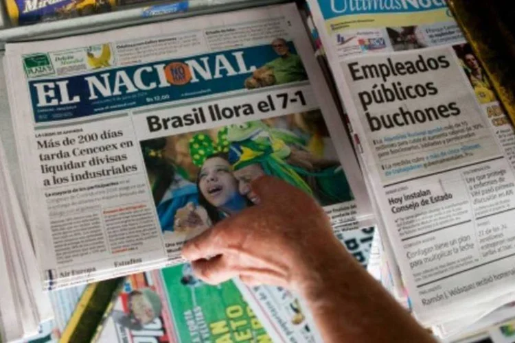 
	El Nacional: jornal venezuelano declarou que local foi atacado por homens armados na madrugada de sexta-feira
 (Leo Ramirez / AFP Arquivos)
