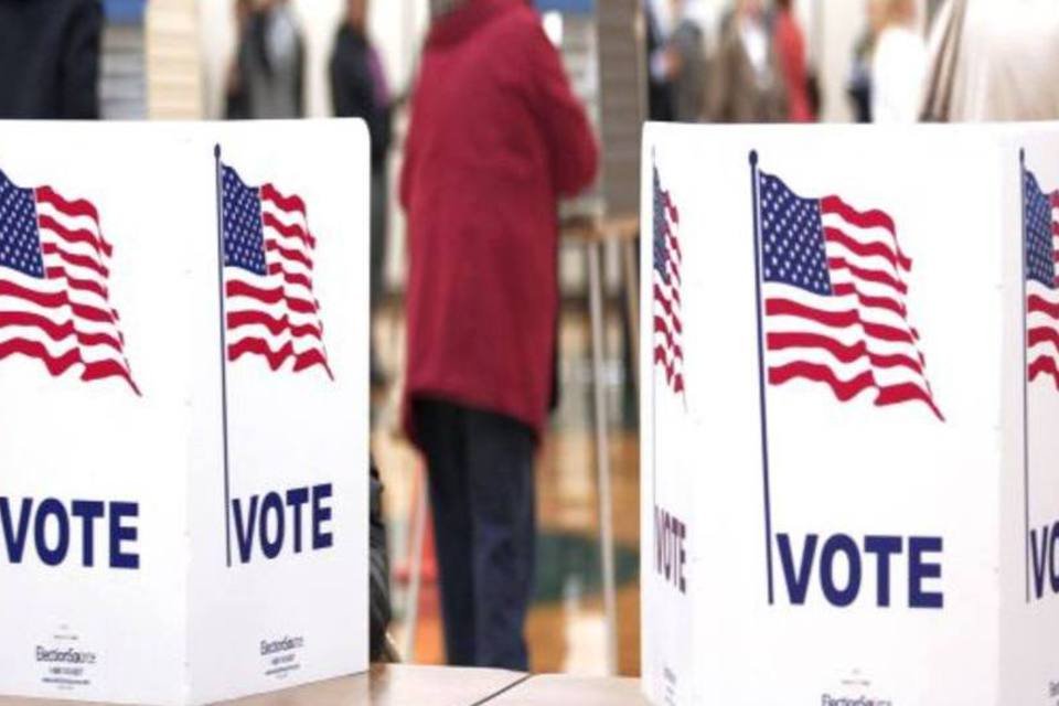 
	Pessoas votas nos EUA: os governos de Nova York e Nova Jersey tomaram medidas sem precedentes para garantir que seus cidad&atilde;os exer&ccedil;am o direito ao voto
 (Getty Images)