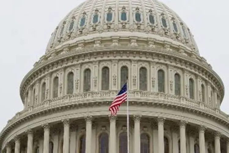 Congresso americano: legisladores têm até sexta-feira para enviar o projeto de lei sobre gastos ao presidente Donald Trump (Karen Bleier/AFP)