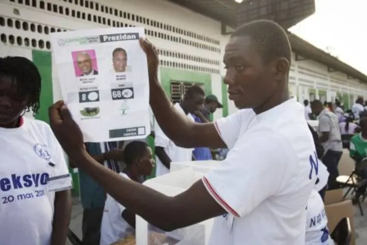 Haiti: missão de especialistas eleitorais internacionais recomendou a anulação de 18 resultados eleitorais (Lee Celano/Getty Images)