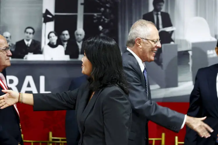 
	Keiko Fujimori e Pedro Pablo Kuczynski: &quot;Aceitamos democraticamente os resultados&quot;
 (Mariana Bazo / Reuters)