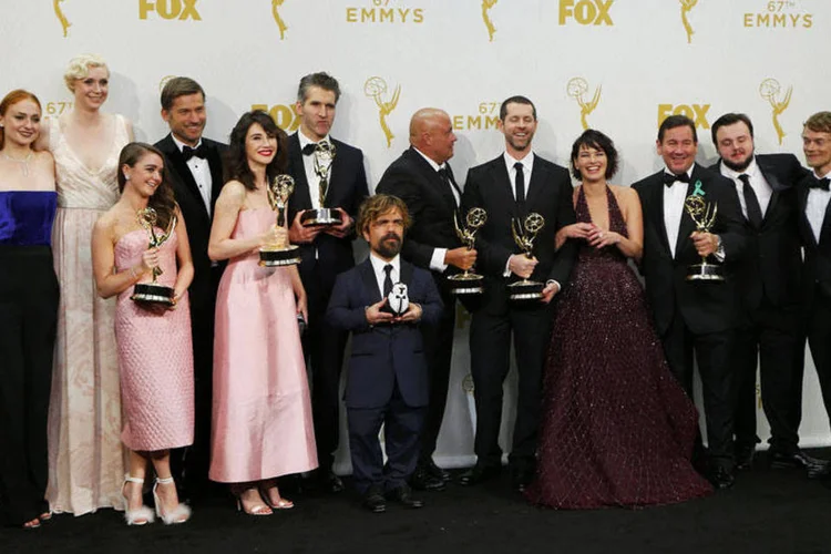 
	Elenco: a produ&ccedil;&atilde;o da HBO sobre fam&iacute;lias da nobreza que competem pelo Trono de Ferro vai disputar o prestigioso pr&ecirc;mio pelo quinto ano consecutivo
 (REUTERS/Mike Blake)