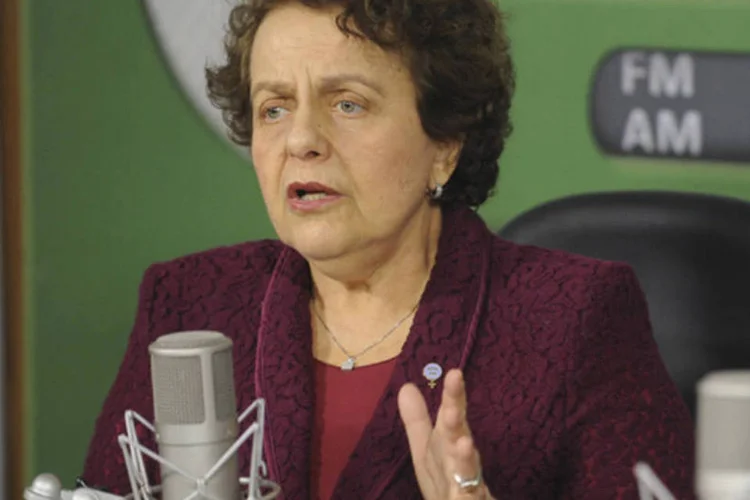 A ministra Eleonora Menicucci: a ministra cita dados para mostrar que em 2011 os ministérios liderados por mulheres eram 7% e, em 2012, o percentual passou para 27% (Wilson Dias/ABr)
