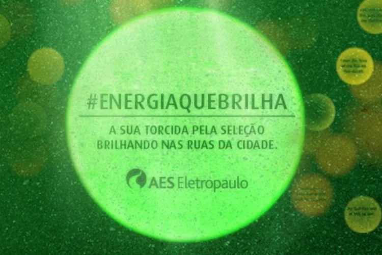 Mensagens que Brilham: projeto já iniciou testes e começa oficialmente com a abertura do mundial (Divulgação)