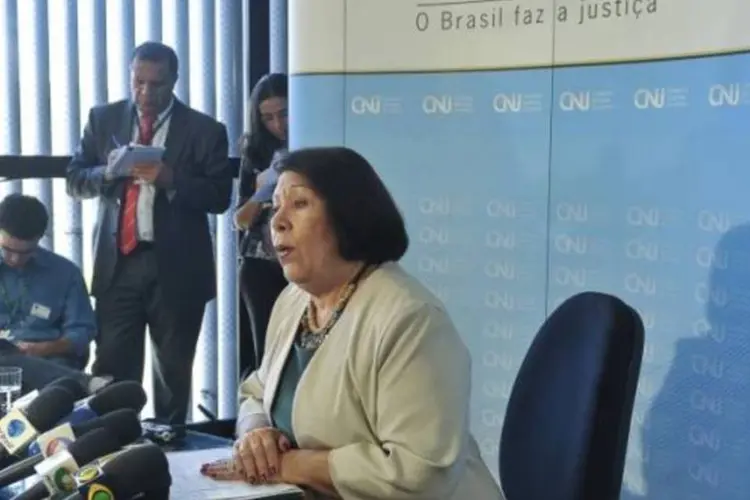 Depois de dois anos de um mandato intenso, no cargo de corregedora-geral de Justiça, a ministra Eliana Calmon faz um balanço de sua gestão no Conselho Nacional de Justiça (CNJ) (Antonio Cruz/Agência Brasil)