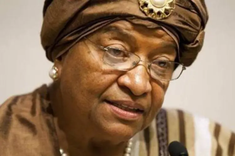 Ellen Johnson Sirleaf, presidente da Libéria é uma das três vencedoras do Nobel este ano (Jim Watson/AFP)