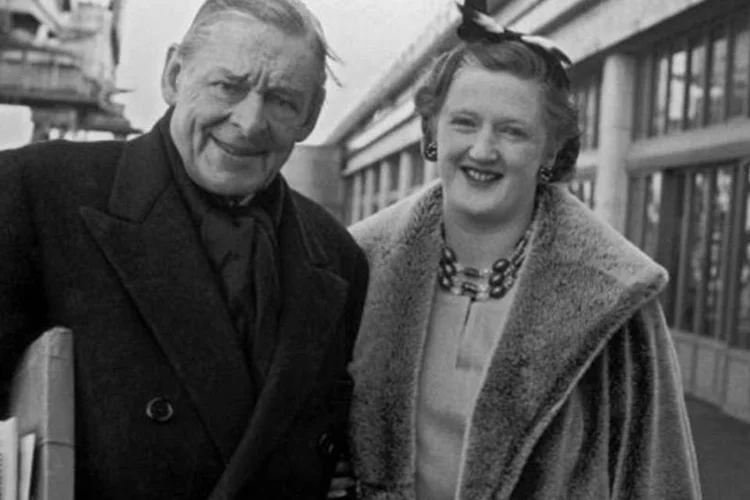 
	TS e Valerie Eliot: O premiado poeta e a f&atilde; se conheceram em Londres na editoria brit&acirc;nica Faber &amp; Faber
 (Getty Images)