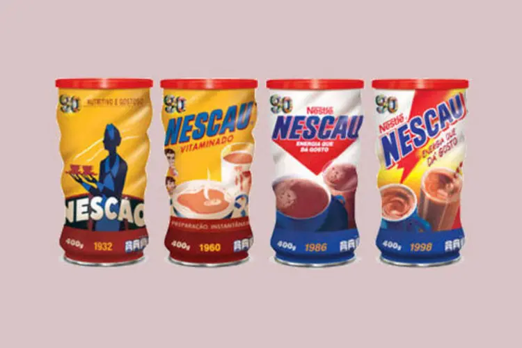 A Nestlé lançou ano passado uma série de embalagens retrô e colecionáveis da marca (Divulgação)