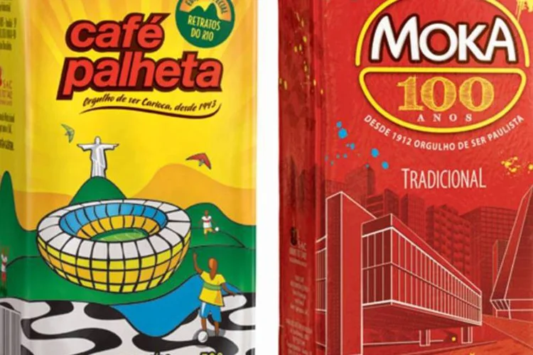 Embalagens do Café Palheta e Moka (Divulgação)