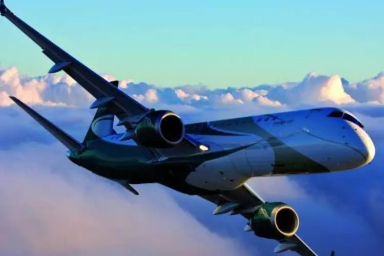 A Embraer prevê que será responsável por quase todo o investimento em 2012, sem a ajuda de parceiros (Divulgação)