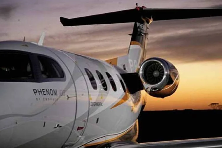 Phenom 100, da Embraer: maiores contratos da empresa estão nos Estados Unidos (Divulgacao)