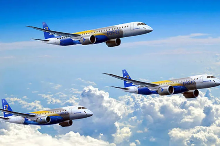 
	Linha de E-Jets da Embraer
 (Divulgação/Embraer)