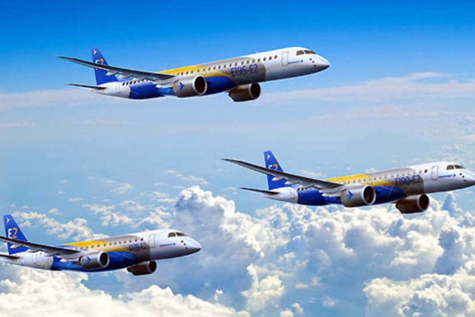 Embraer faz renovação da família de aviões comerciais