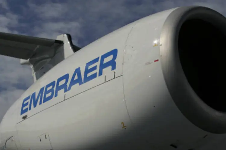 Embraer disse que as notas serão "total e incondicionalmente" garantidas pela companhia e que utilizará os recursos líquidos para fins corporativos em geral (Matthew Lloyd/Bloomberg)