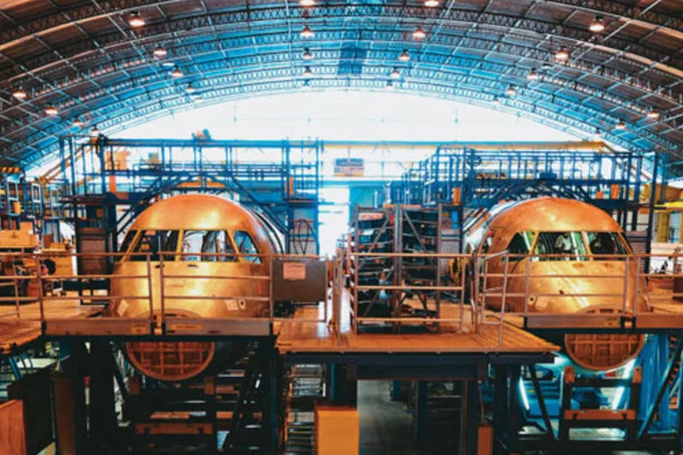 
	F&aacute;brica da Embraer: a empresa &eacute; investigada nos Estados Unidos por suspeita de corrup&ccedil;&atilde;o
 (Germano Luders/Exame)