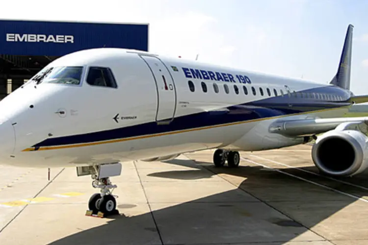 A JetBlue foi a cliente lançadora do avião Embraer 190, de 100 passageiros, com pedido firme de 100 unidades e outras 100 opções de compra (Divulgação)