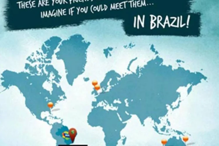 
	App da Embratur: Ao instalar a ferramenta &eacute; poss&iacute;vel criar um &aacute;lbum na time line com um mapa
 (Divulgação)