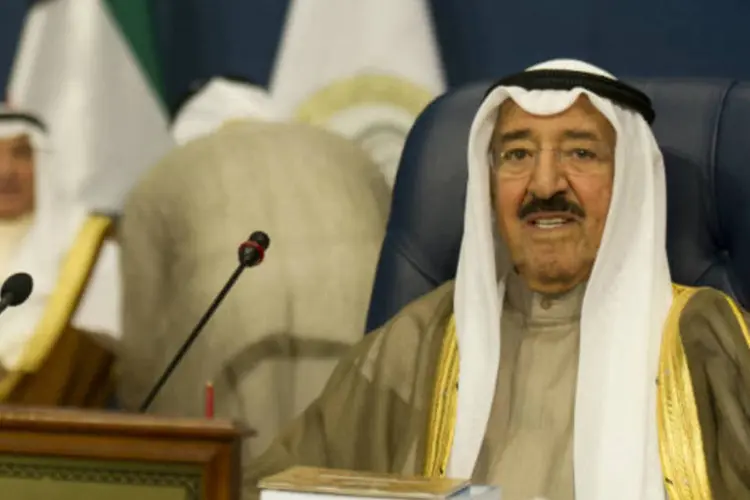 O emir do Kuwait, xeque Al-Sabah al Ahmed Al-Sabah: "aumentaram as diferenças" entre os países árabes, segundo emir (Stephanie McGehee/Reuters)