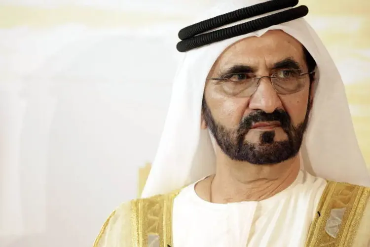 Vice-presidente e primeiro-ministro dos Emirados Árabes, xeque Mohammed bin Rashid al Maktoum: comitiva pretende examinar oportunidades de negócios (Jason Alden/Bloomberg)