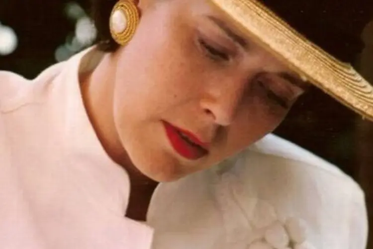A holandesa Sylvia Kristel, a "Emmanuelle", nos anos 90 (Wikimedia Commons)