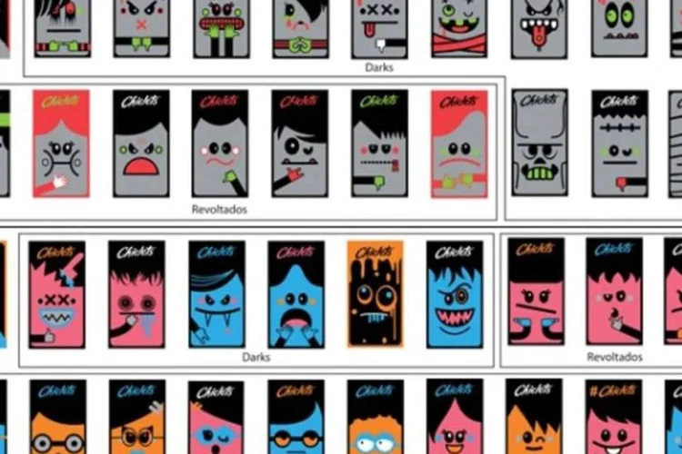 Emotigums, da Chiclets (Divulgação)