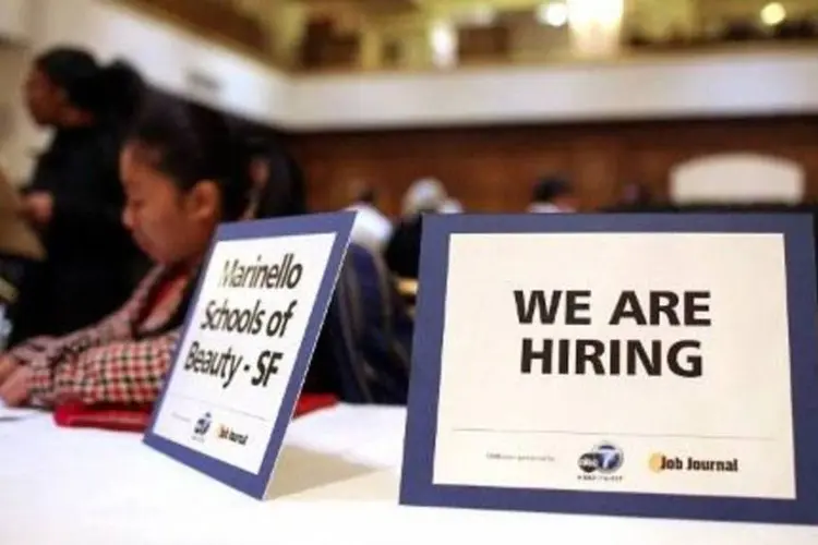 
	Empregos: os empregadores no setor privado dos Estados Unidos abriram 179 mil vagas em julho
 (AFP)