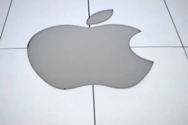 
	Logo da Apple: a dupla tamb&eacute;m planeja trabalhar em conjunto em tecnologia para ajudar trabalhadores com iPhones e iPads a explorar melhor os produtos em colabora&ccedil;&atilde;o da Cisco
 (Getty Images)