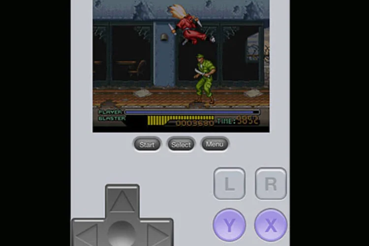 Emulador de Super Nintendo para iOS: o truque é salvar o arquivo do jogo, que tem extensão .smc, no Dropbox e abri-lo pelo programa (Reprodução)