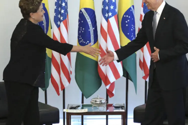 A presidenta Dilma Rousseff recebe o vice-presidente dos Estados Unidos, Joe Biden: “Temos muito a aprender com vocês”, disse Biden. (REUTERS/Ueslei Marcelino)
