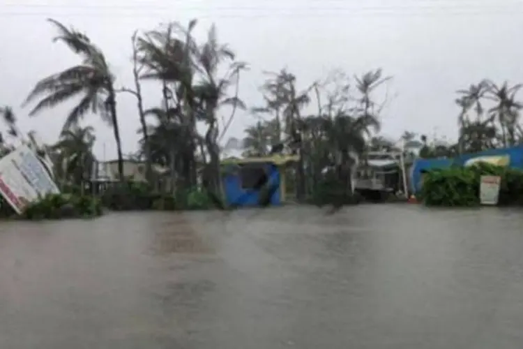 Enchente na Austrália: em fevereiro, ciclone também causou danos na região (Lindsay Hallam/AFP)
