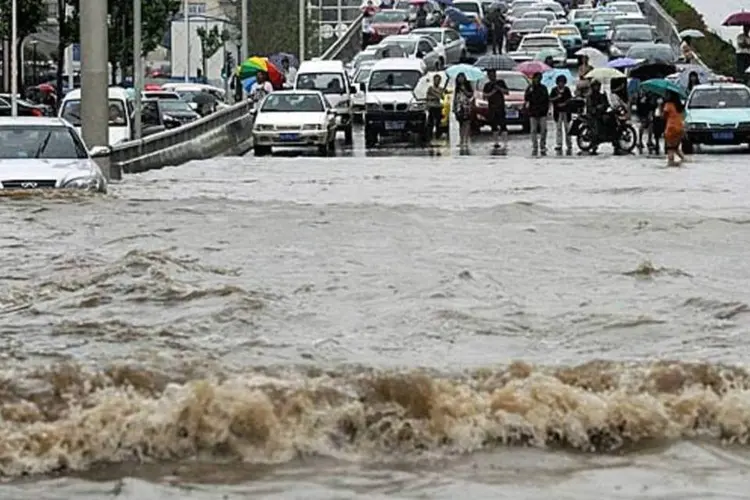 Enchente na China em junho de 2011 (Getty Images)