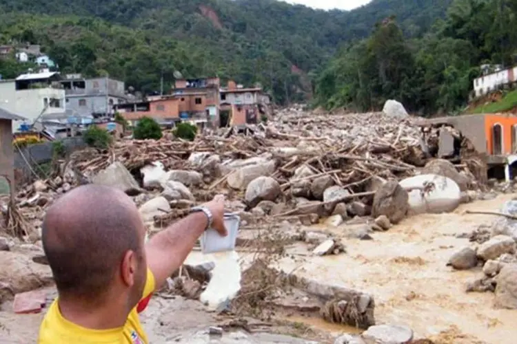 Enchentes na região serrana do RJ: tragédia deixou 909 mortos (Vladimir Platonow/ABr)