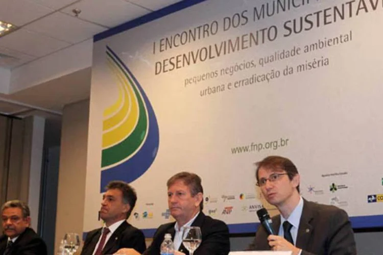 Diretor da Esaf, Alexandre Motta, durante o Encontro dos Municípios
 (Bernardo Rebello/ASN)