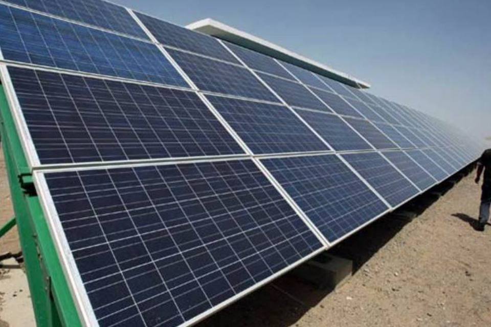 Energia solar: a China foi o país que mais investiu no setor, cerca de US$86,5 bilhões de dólares (Getty Images/Getty Images)