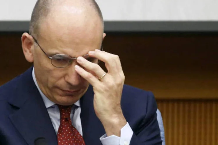 Ex-primeiro-ministro da Itália, Enrico Letta: o Partido Democrata exigiu um novo Executivo para tirar o país do engessamento (Alessia Pierdomenico/Bloomberg)
