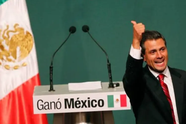 Enrique Peña Nieto, do PRI: O conservador PAN tinha denunciado que a equipe de Peña Nieto tinha se excedido nos tópicos das despesas oficiais (Tomas Bravo/Reuters)