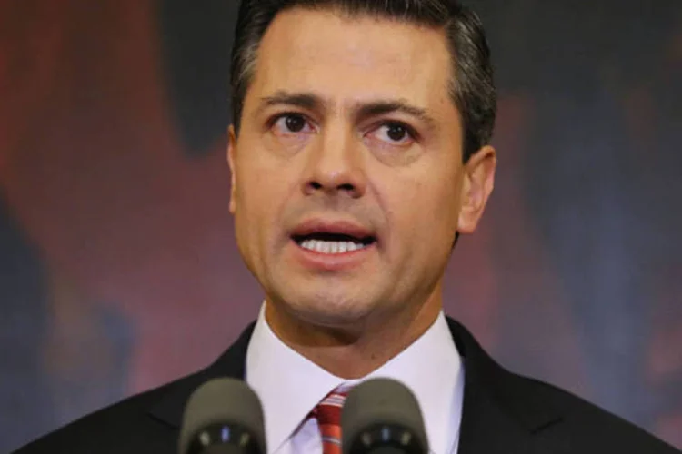 
	Enrique Pe&ntilde;a Nieto: no caso do mexicano, a espionagem eletr&ocirc;nica aconteceu enquanto era candidato &agrave; presid&ecirc;ncia, e continuou mesmo depois de sua vit&oacute;ria nas elei&ccedil;&otilde;es de 2012
 (Chip Somodevilla/Getty Images)