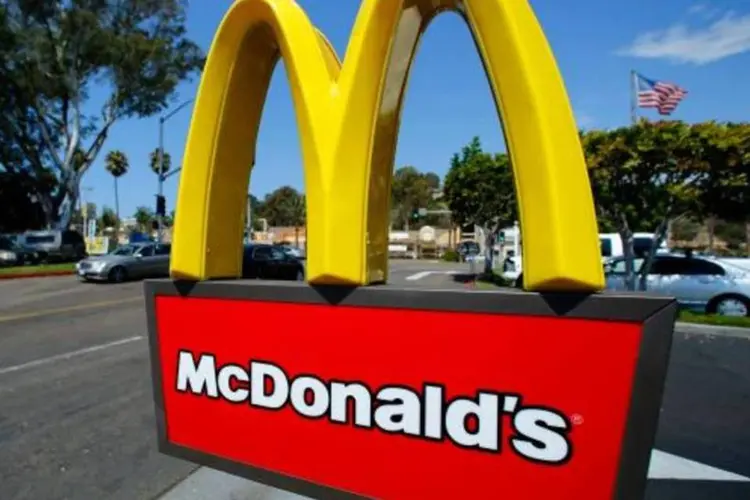 
	Entrada do McDonald&#39;s: mudan&ccedil;a faz parte das comemora&ccedil;&otilde;es do Australian Day, celebrado no dia 26 de janeiro
 (Mike Blake/Reuters)