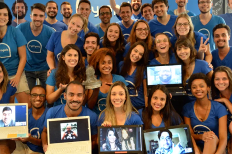Equipe da startup Sympla, escolhida como a melhor de 2015 (Divulgação)