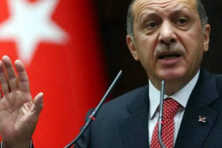 Erdogan: a Turquia responderá ao ataque "em tempo oportuno" e com "determinação" (Adem Altan/AFP)