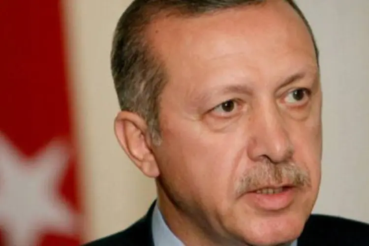 Erdogan: o premiê turco afirmou que suas tropas mataram 123 "terroristas" em 10 dias
 (Elvis Barukcic/AFP)
