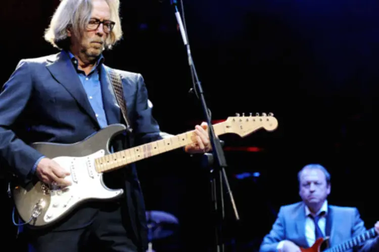 Eric Clapton: o valor dos 150 instrumentos e discos alcançou 2 milhões de dólares (Getty Images/ David McNew)