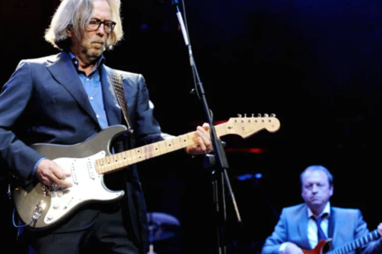 Eric Clapton: o valor dos 150 instrumentos e discos gira entre US$ 300 e os US$ 30 mil (Getty Images/ David McNew)