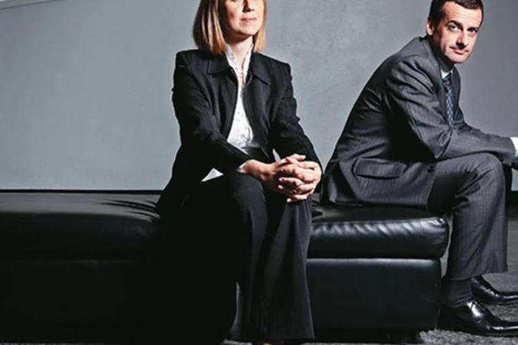 Érica Askinis, gerente de RH do MMAA, e Ricardo Cicconelo, sócio administrativo: gestão de pessoas mais sofisticada para atender funcionários 
mais exigentes (Fabiano Accorsi)