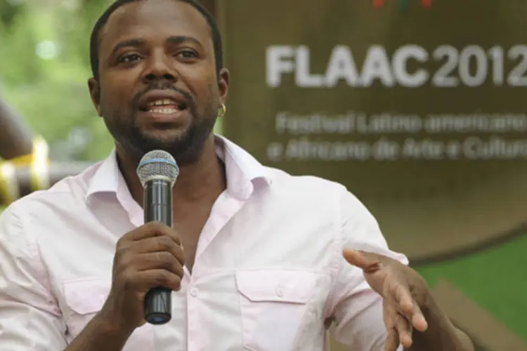 O ator Érico Brás no Flaac 2012: a discussão sobre discriminação racial, ideológica e religiosa, entre outras, está presente no Flaac 2012 (Elza Fiúza/ABr)