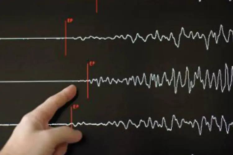 
	Escalas de terremoto: movimento foi de pouca magnitude e aconteceu a uma profundidade comum (oito quil&ocirc;metros)
 (AFP)