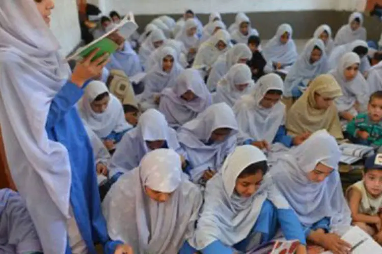 Escola em Mingora, principal cidade do Vale do Swat, no Paquistão (©afp.com / A. Majeed)