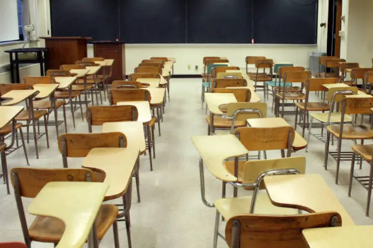 
	Sala de aula vazia: nesta sexta, docentes completaram 22 dias de greve, com ades&atilde;o de 80% da categoria, segundo o Sindicato Estadual de Profissionais de Ensino (Sepe)
 (Stock.xchng)